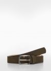Mango Cinturón serraje - Khaki