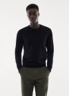 Mango Jersey lana merino lavable - Negro