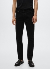 Mango Jeans Jan slim fit - Denim negro