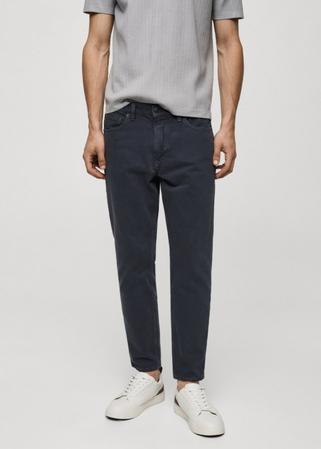 Mango Jeans tapered-fit - Azul noche
