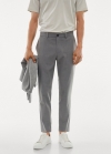 Mango Pantalón slim fit stretch - Gris claro vigoré