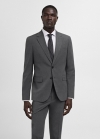 Mango Americana traje slim fit tejido comfort stretch - Gris