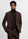 Mango Americana traje París super slim fit - Marrón
