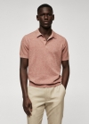 Mango Polo punto algodón - Cobre