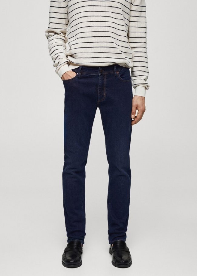 Mango Jeans Jan slim fit - Azul
