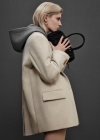 Mango Bolso bowling acolchado - Negro