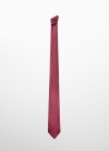 Mango Corbata estampado lunares - Burdeos