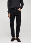 Mango Jeans tapered-fit - Denim negro