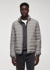 Mango Anorak acolchada ultra ligera water-repellent - Gris