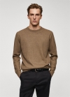 Mango Jersey algodón estructura - Gris visón