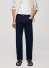 Mango Jeans relaxed fit lavado oscuro - Azul
