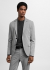Mango Americana traje París super slim fit - Gris
