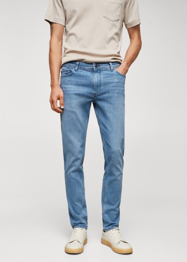 Mango Jeans Jan slim fit - Azul medio