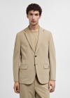 Mango Americana traje slim fit - Beige