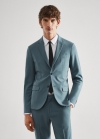 Mango Americana traje París super slim fit - Verde menta