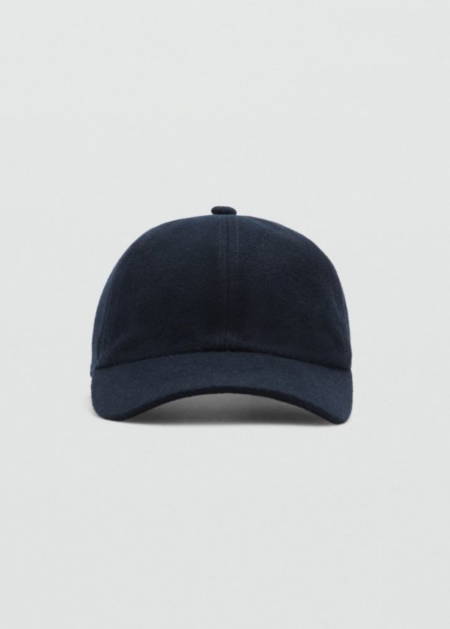 Mango Gorra lana - Azul marino oscuro