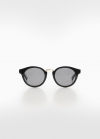Mango Gafas de sol puente metálico - Negro