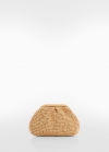 Mango Bolso mano fibra natural - Beige
