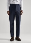 Mango Pantalón traje slim fit lana - Azul tinta