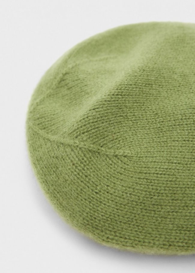 Mango Gorro 100% cashmere - Verde