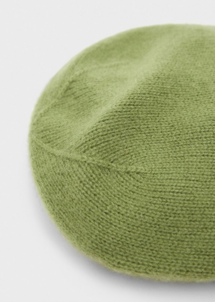 Mango Gorro 100% cashmere - Verde