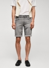 Mango Bermudas vaqueras slim fit - Gris