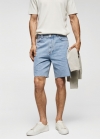 Mango Bermudas vaqueras regular fit - Azul medio