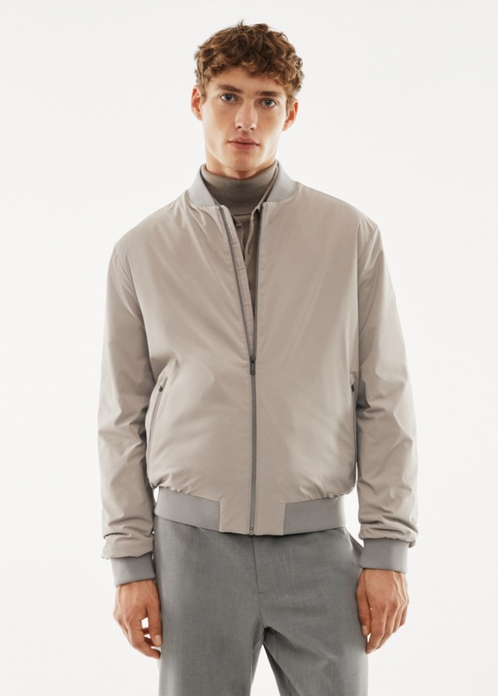 Mango Bomber ligera water-repellent - Beige