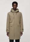Mango Parka capucha water proof - Khaki