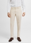 Mango Pantalón traje París super slim fit - Crudo