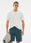 Mango Camiseta algodón transpirable - Blanco roto