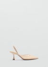 Mango Zapato mesh destalonado - Nude