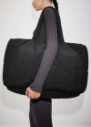 Mango Bolso shopper acolchado - Negro