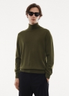 Mango Jersey 100% lana merino cuello alto - Khaki