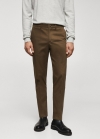 Mango Pantalón chino slim fit - Marrón tabaco