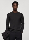 Mango Jersey punto fino termorregulador - Gris oscuro
