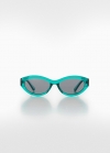 Mango Gafas de sol retro - Azul petróleo