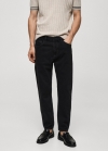 Mango Jeans tapered-fit - Denim negro