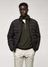 Mango Anorak acolchada ultra ligera water-repellent - Negro