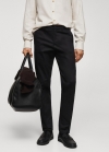 Mango Pantalón chino slim fit - Negro