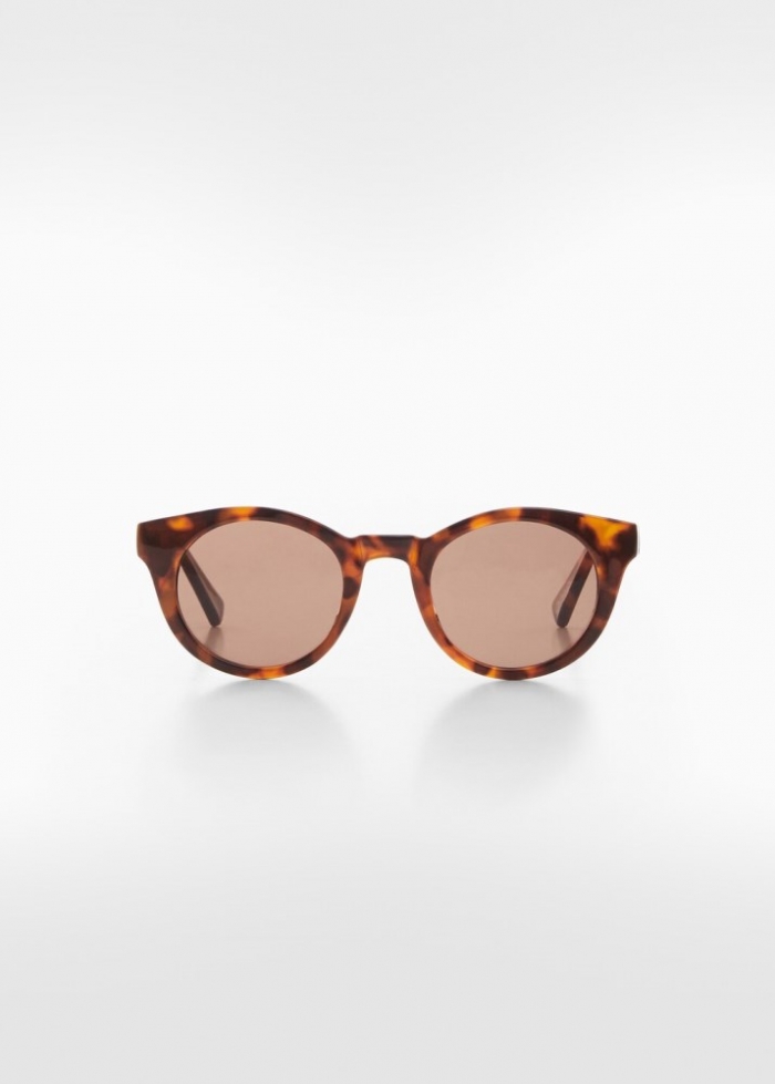 Mango Gafas de sol retro - Chocolate