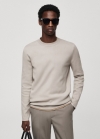 Mango Jersey punto fino termorregulador - Gris hielo