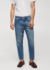 Mango Jeans tapered-fit lavado medio - Azul medio