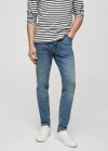 Mango Jeans Jude skinny fit - Verde menta