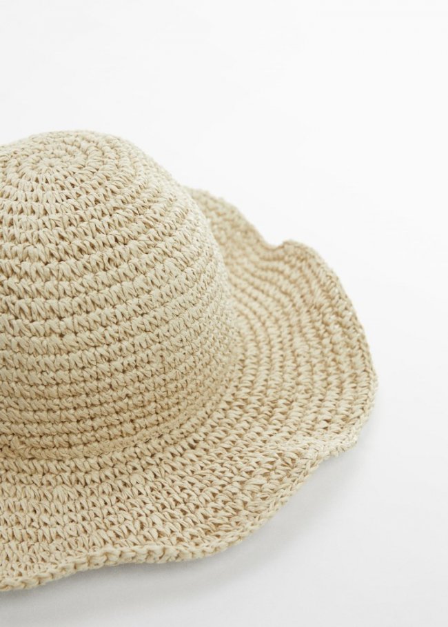 Mango Sombrero fibra natural - Beige