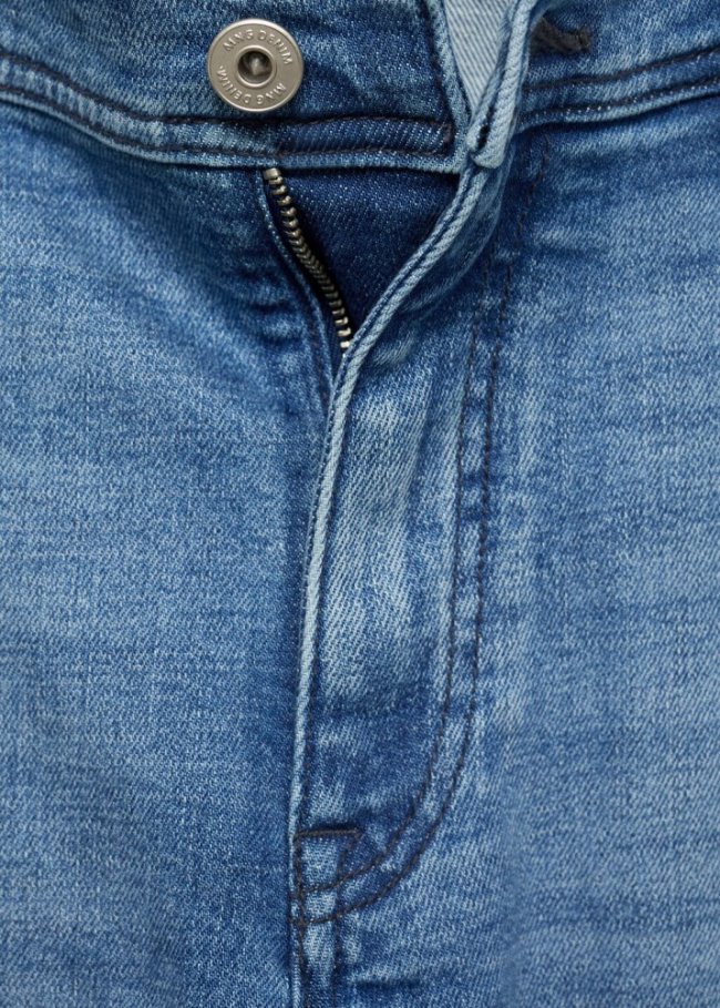 Mango Jeans slim fit lavado claro - Azul medio