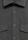 Mango Camisa polanu - Gris