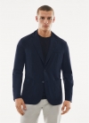 Mango Americana ligera water-repellent - Azul marino