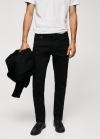 Mango Jeans Patrick slim fit Ultra Soft Touch - Denim negro