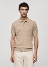 Mango Polo punto manga corta - Arena